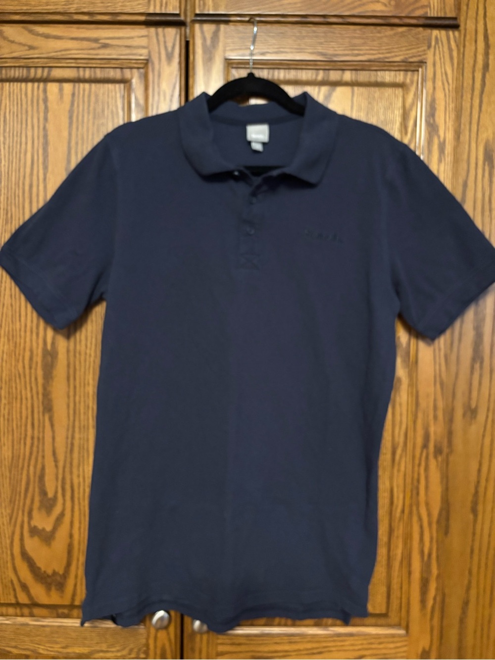 Men's bench Navy Polo Shirt small